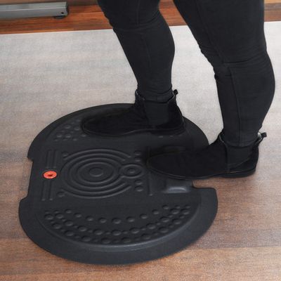 Floortex AFS-TEX 4000X Black Active Anti Fatigue Comfort Mat 20" x 30"
