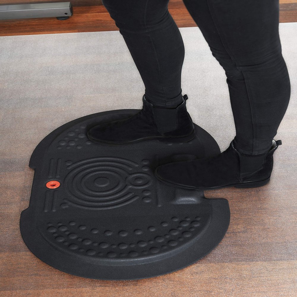 Floortex AFS-TEX 4000X Black Active Anti Fatigue Comfort Mat 20" x 30"
