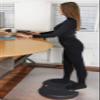 Floortex AFS-TEX 4000X Black Active Anti Fatigue Comfort Mat 20" x 30" view 2
