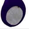 Ottoman Footstool Cover Round Pouf Cover with Piping Cotton Blue 20" Diameter x 16" Height (50 cm Diameter x 40 cm Height) Cover ONLY, Not Stuffed, Insert not Included view 3