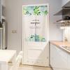 BAIHT HOME Door Curtain Cotton Linen Japanese Noren Doorway Curtain Fresh Green Plants Tapestry Wall Decor Room Divider 27.6" Width x 47.2" Long view 2