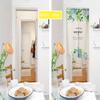 BAIHT HOME Door Curtain Cotton Linen Japanese Noren Doorway Curtain Fresh Green Plants Tapestry Wall Decor Room Divider 27.6" Width x 47.2" Long view 4