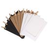 10pcs Kraft Paper Photo Frame with Wood Clips and Jute Twine, DIY Picture Frame Mat Cardboard Hanging Wall Decoration for Wedding Brithday Party Craft, 4 x 6 Inch view 2