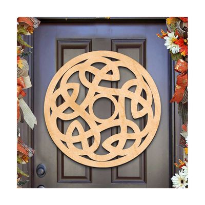 Celtic Spiral Wooden Wall Decor art by G.DeBrekht 93164H-18 - Designocracy