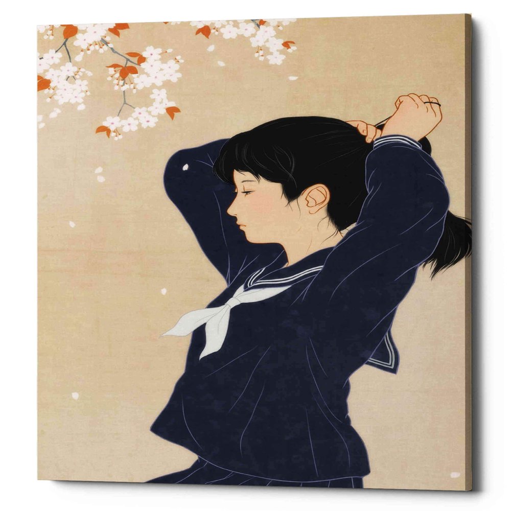 Epic Graffiti 'Spring' by Sai Tamiya, Canvas Wall Art, 12"x16"