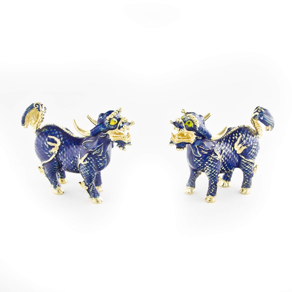 Feng Shui Bejeweled Blue Pi Yao