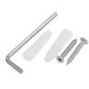 Aexit Space Aluminium Home Hardware Antique Classical Style Wall Mounted Hair Dryer Holder w Plug Hanging Hook Model:34as17qo446 view 2