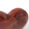 Innovative Surface Art Red Agate Stone Heart with Wood Stand (Heart #13) view 3