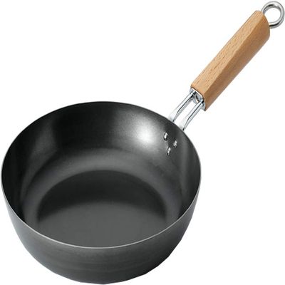 Summit Industries Iron Pot Stream Iron Frying Pan, 7.9 inches (20 cm)