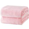 Bedsure GentleSoft Fleece Blankets Queen Size Pink - Valentines Blanket Soft Lightweight Plush Fuzzy Cozy Luxury Throw Microfiber 90x90 inches view 1
