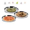 Sumeet Stainless Steel Plates - Set Of 3, Silver view 2