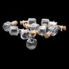 ZHONGJIUYUAN 10pcs/Set Mini Wish Bottle Square Glass Shape Cork Bottle Square Shape view 3