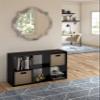 ClosetMaid 6 Cube Storage Shelf Organizer Bookshelf with Open Back, Vertical or Horizontal, Easy Assembly, Wood, Black Finish view 4