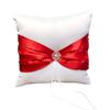 Abbie Home 4 in All Wedding Guest Book + Pen Set + Flower Basket + Ring Pillow Rhinestone Party Favor (Red) view 2
