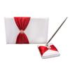 Abbie Home 4 in All Wedding Guest Book + Pen Set + Flower Basket + Ring Pillow Rhinestone Party Favor (Red) view 4