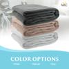 NRG Polar Fleece Blankets Fleece Massage Table Blanket - 60" x 86" - Grey - Ultra Soft, Warm & Comfortable - Lightweight Blanket Perfect for Most Massage Tables - Machine Washable view 4