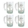 Anderson Scottish Clan Crest Beer Stein Set of 4-16oz Personalized Heraldic Engraving view 1