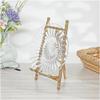 Bard's Satin Gold-toned Metal Easel, 7" H x 4.25" W x 4.5" D view 3