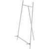 Bard's Satin Silver Metal Easel, 16" H x 9" W x 9.5" D view 1