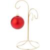 Bard's 3 Tiered Gold-Toned Ornament Stand, Tree, 10.75" H x 5.125" W x 5.125" D view 2