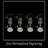 Fraser Scottish Clan Crest 16oz Beer Stein Set of 4  Personalized Heraldic Engraving view 4