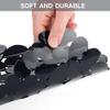 Bligli Pebble Sink Mat for Stainless Steel/Ceramic Sinks, 2 Pack PVC Sink Protectors Mats for Bottom of Kitchen Sink, Dish Drying Mat for Dishes and Glassware, 15.7 x 11.8 inch, Black view 2