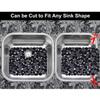 Bligli Pebble Sink Mat for Stainless Steel/Ceramic Sinks, 2 Pack PVC Sink Protectors Mats for Bottom of Kitchen Sink, Dish Drying Mat for Dishes and Glassware, 15.7 x 11.8 inch, Black view 4