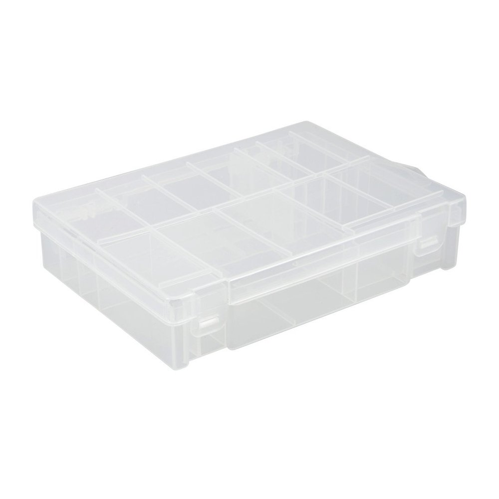 Aexit Transparent Plastic Power supply and power module Storage Battery Box Case for AA/AAA/C/D Batteries