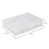 Aexit Transparent Plastic Power supply and power module Storage Battery Box Case for AA/AAA/C/D Batteries view 4