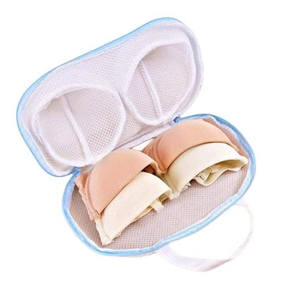 Small Bra Mesh Wash Bags for Laundry Wire-free Brassiere Washing Machine Protector Underwear Travel Thicken Organizer Bag