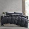 Nestl Grey Duvet Cover Full Size - Soft Prewashed Full Size Duvet Cover Set, 3 Piece, with Zipper Closure, 1 Duvet Cover 80x90 inches and 2 Pillow Shams view 1