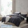 Nestl Grey Duvet Cover Full Size - Soft Prewashed Full Size Duvet Cover Set, 3 Piece, with Zipper Closure, 1 Duvet Cover 80x90 inches and 2 Pillow Shams view 2
