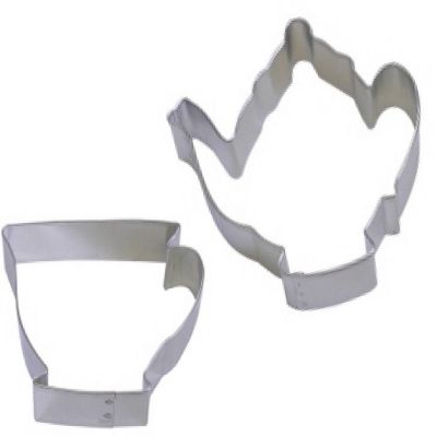 2 Piece Teacup & Teapot Cookie Cutter Set New! Tea Party