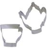 2 Piece Teacup & Teapot Cookie Cutter Set New! Tea Party view 1