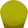 Ottoman Footstool Cover Round Pouf Cover with Piping Cotton Olive Green 20" Diameter x 16" Height (50 cm Diameter x 40 cm Height) Cover ONLY, Not Stuffed, Insert not Included view 2