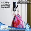 Clear Plastic Retail Scarf Rings - Round Fine Garment Hangers - 2.58" ID - 3.25" OD - 1000 Pack view 3