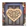 Celtic Heart Wooden Wall Decor art by G.DeBrekht 93166H-18 - Designocracy view 1