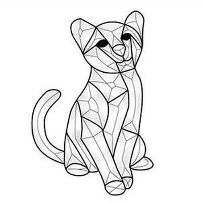 Stained Glass Supplies - Cat Bevel Cluster EC189