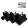 Air Conditioner Mounting Rubber Pads Bracket Use for outdoor units Mini split & HVAC & Central Air Conditioner Condensers | Machine Shock Absorber Bracket(Pack of 4) view 1