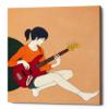 Epic Graffiti 'Playing The Bass' by Sai Tamiya, Canvas Wall Art, 12"x12" view 1