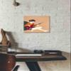 Epic Graffiti 'Playing The Bass' by Sai Tamiya, Canvas Wall Art, 12"x12" view 2