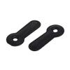 Aexit 30mmx12mmx1mm Metal Construction Hardware Ridged Picture Photo Frame Turn Button Black 10pcs Model:10as217qo19 view 2