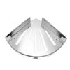 Aexit 11.4-inch x Home hardware 9.1-inch 304 Stainless Steel Wall Mount Bathroom Shower Corner Caddy Basket Polished Finish Model:44as215qo119 view 4