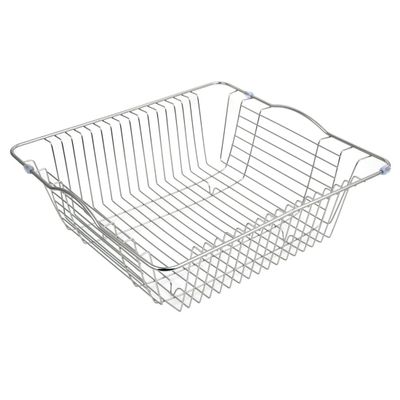 Aexit 35.5cmx33cmx12.5cm 201 Home Hardware Stainless Steel Sink Caddy Sponge sooaapps Holder Silver Tone Model:24as134qo250