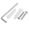 Aexit Space Aluminium Home Hardware Gold Tone European Style Spring-Type Hair Dryer Holder w Plug Hanging Hook Model:71as407qo55 view 3