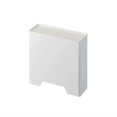 Yamazaki Home Tower Face Mask Dispenser with Lid | Hygiene Station | Magnetic, Free-Standing - Steel