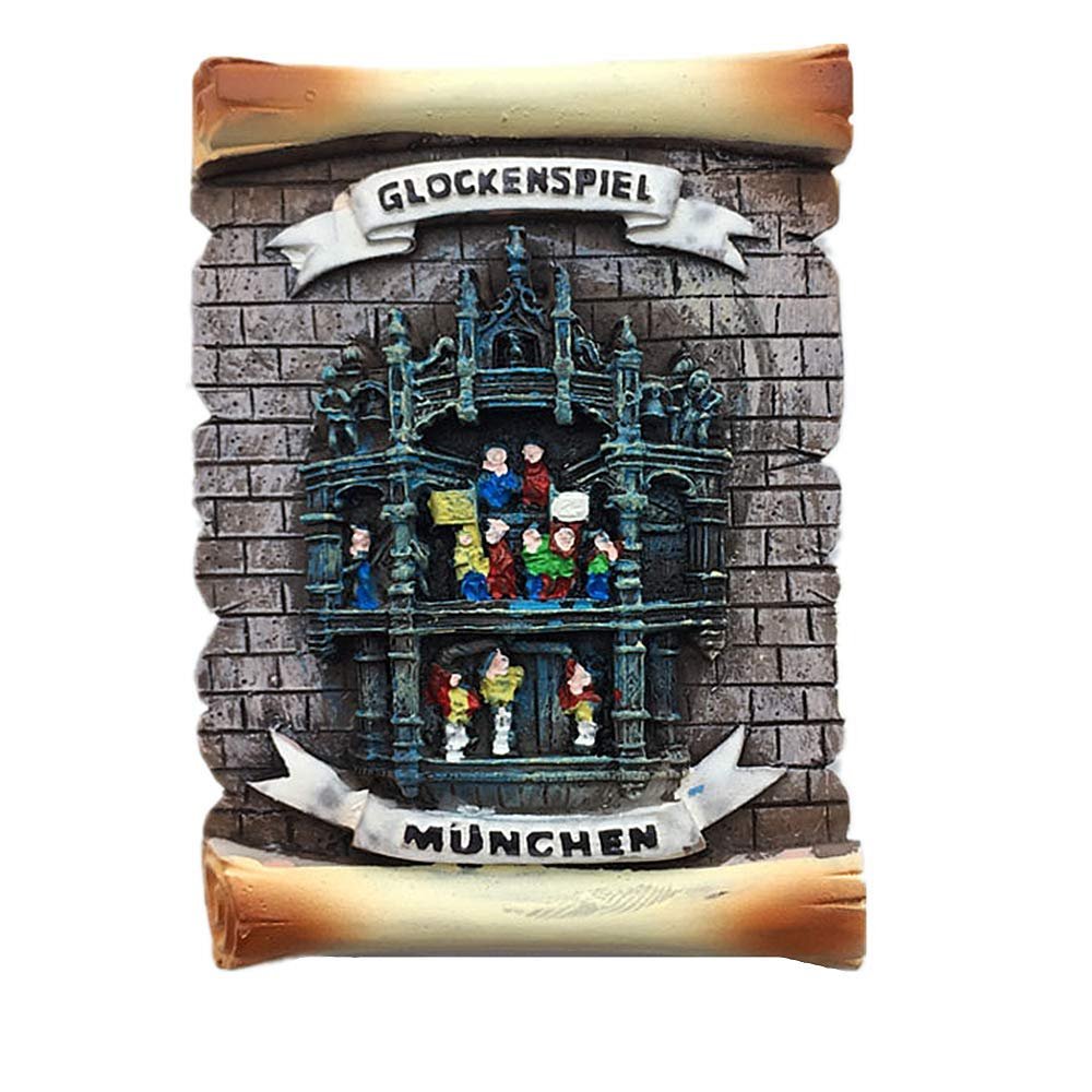 Carillon Building City Hall of Munich Germany 3D Fridge Magnet Home & Kitchen Decoration Magnetic Sticker Munich Germany Refrigerator Magnet Tourist Souvenir Gift
