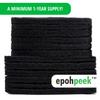 Epohpeek Compost Bin Filters Charcoal - Filter Replacement for Kitchen Pail Composter, 12 Pack Extra Thick (1cm) Fits Gallon Bucket Countertop Bins - Activated Carbon, 6 Round 6 Square, Both 6.5 view 3