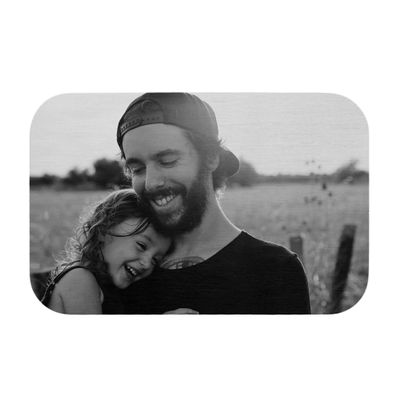 Queenberry Stainless Steel 1 Side Photo Custom Engraving Personalized Mini Wallet Love Insert Card