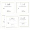 4up Pearl Foil Printable Invitations - White, 25 Pack view 1